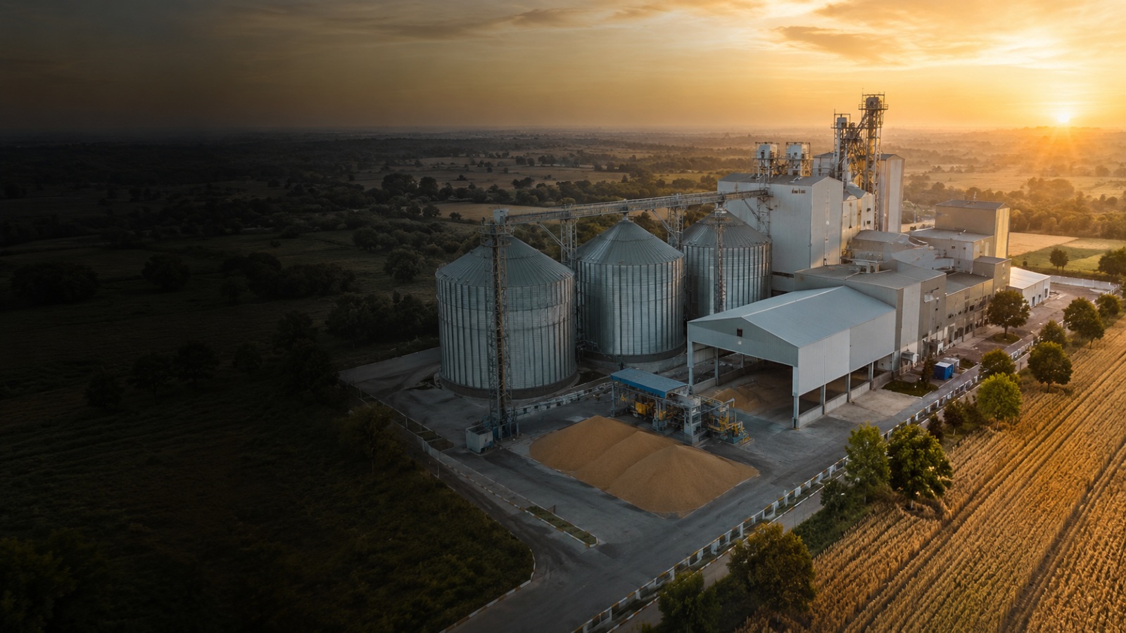 Real Grain modern flour manufacturing facility